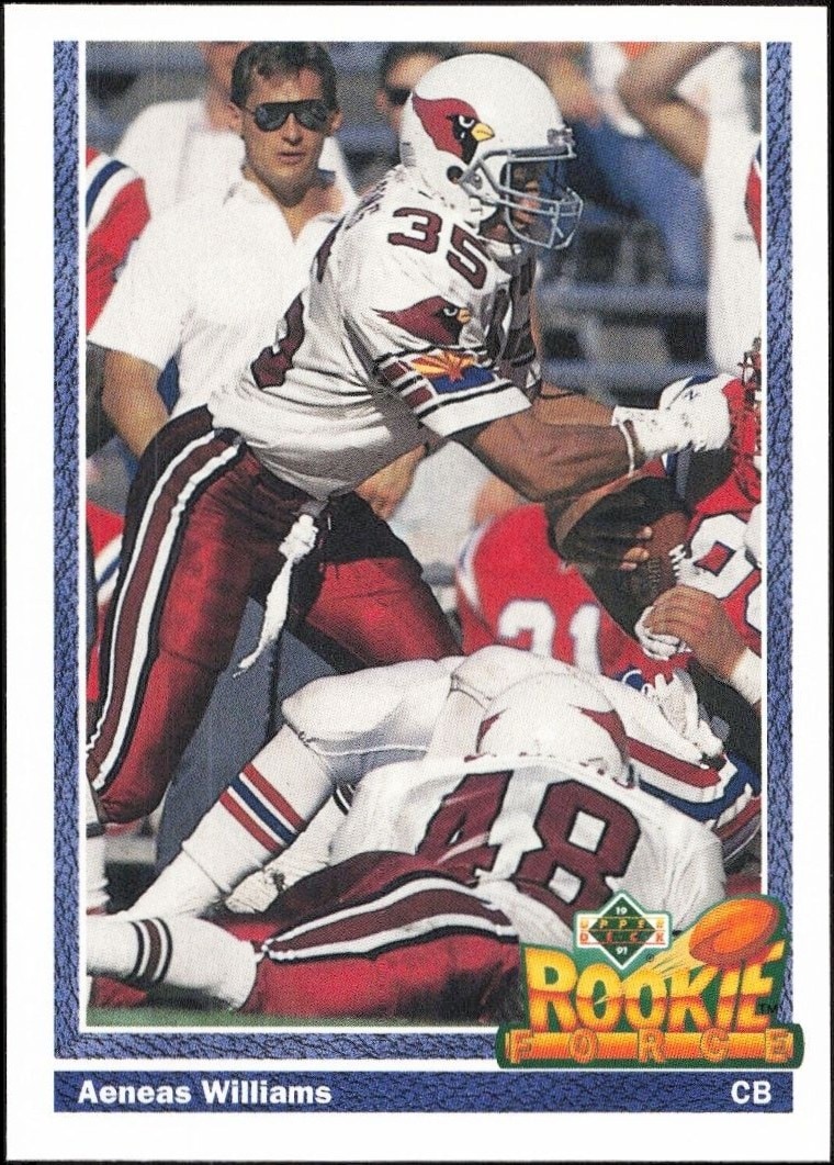 1991 Upper-Deck Aeneas Williams #630 trading card