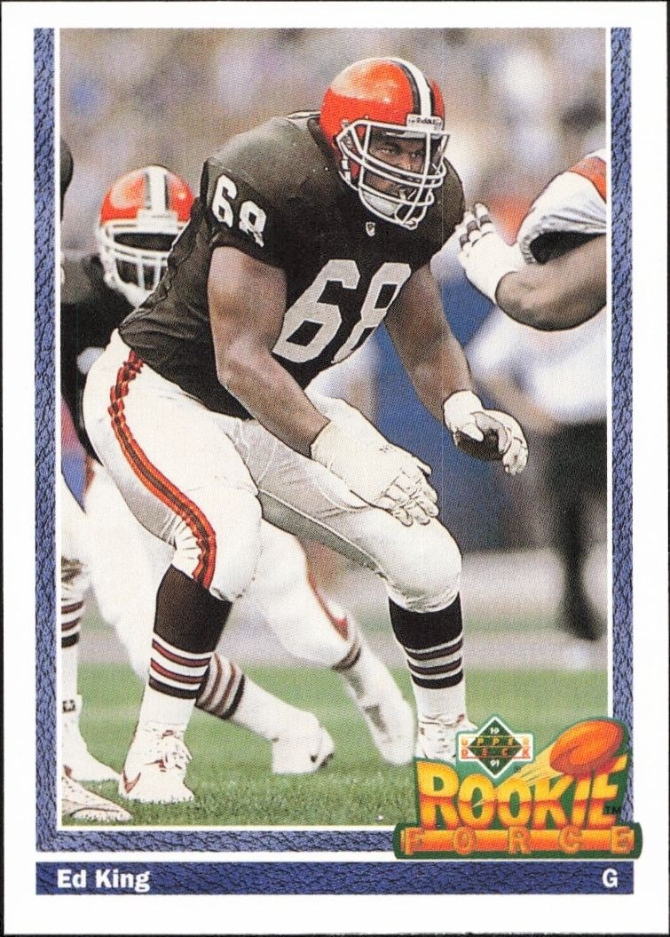 1991 Upper-Deck Ed King #604 trading card