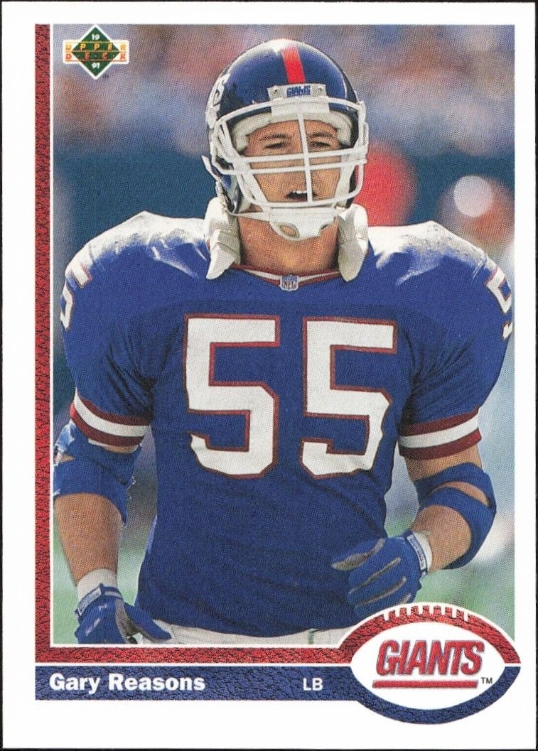 1991 Upper-Deck Gary Reasons #578 trading card