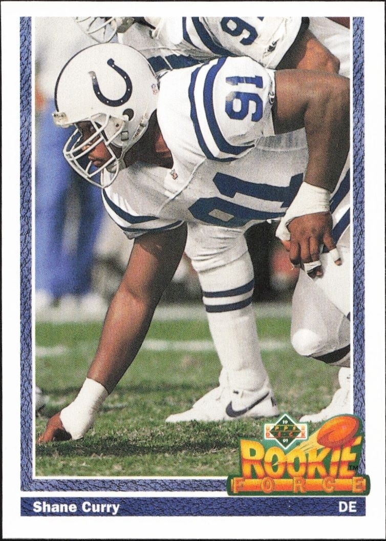 1991 Upper-Deck Shane Curry #605 trading card