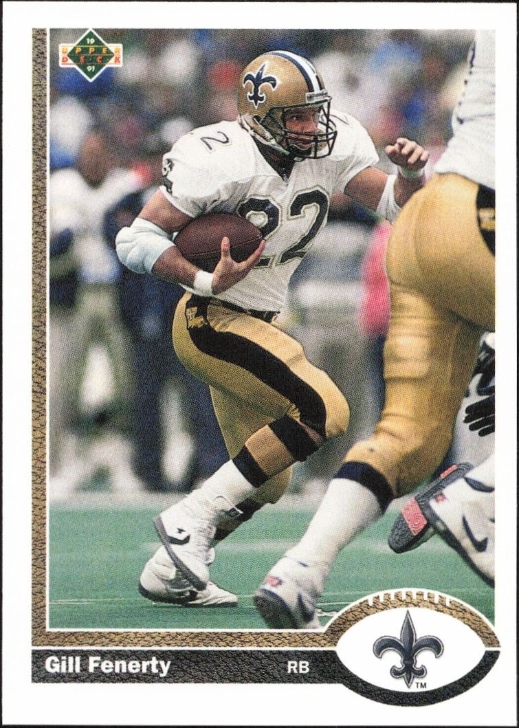 1991 Upper-Deck Gill Fenerty #671 trading card