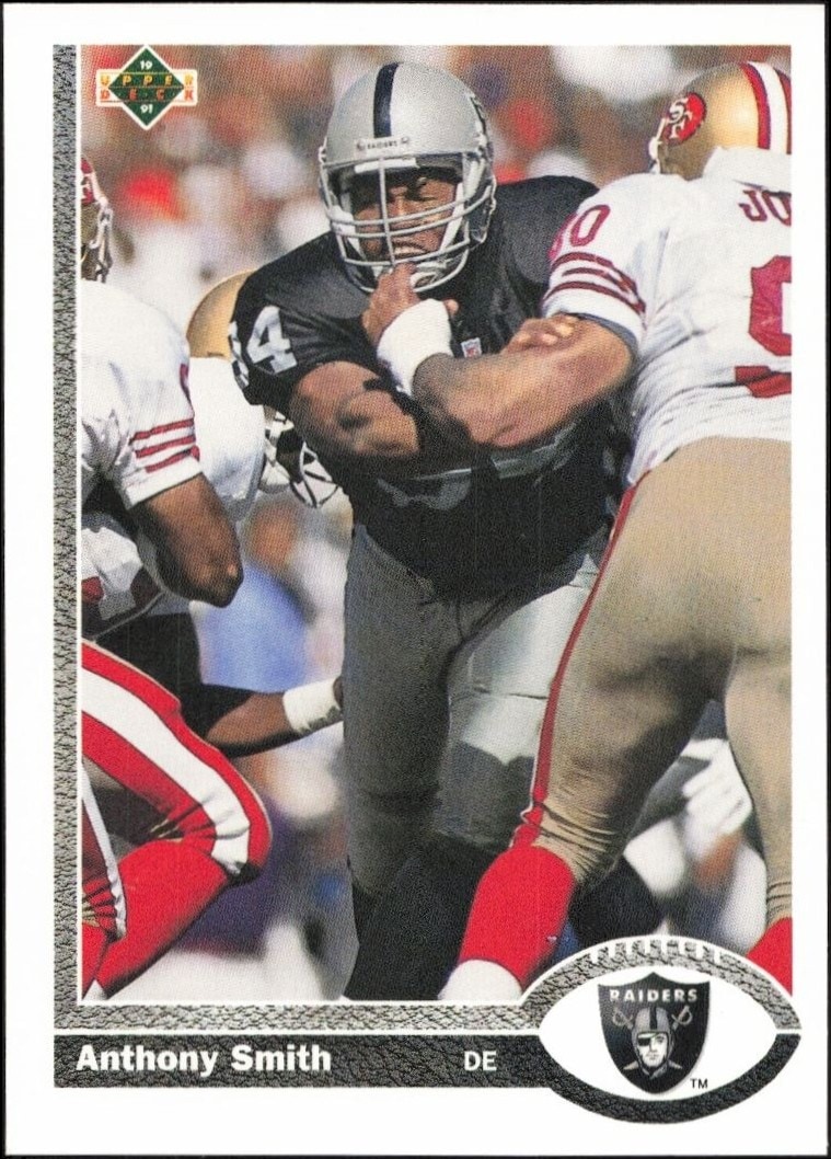1991 Upper-Deck Anthony Smith #673 trading card