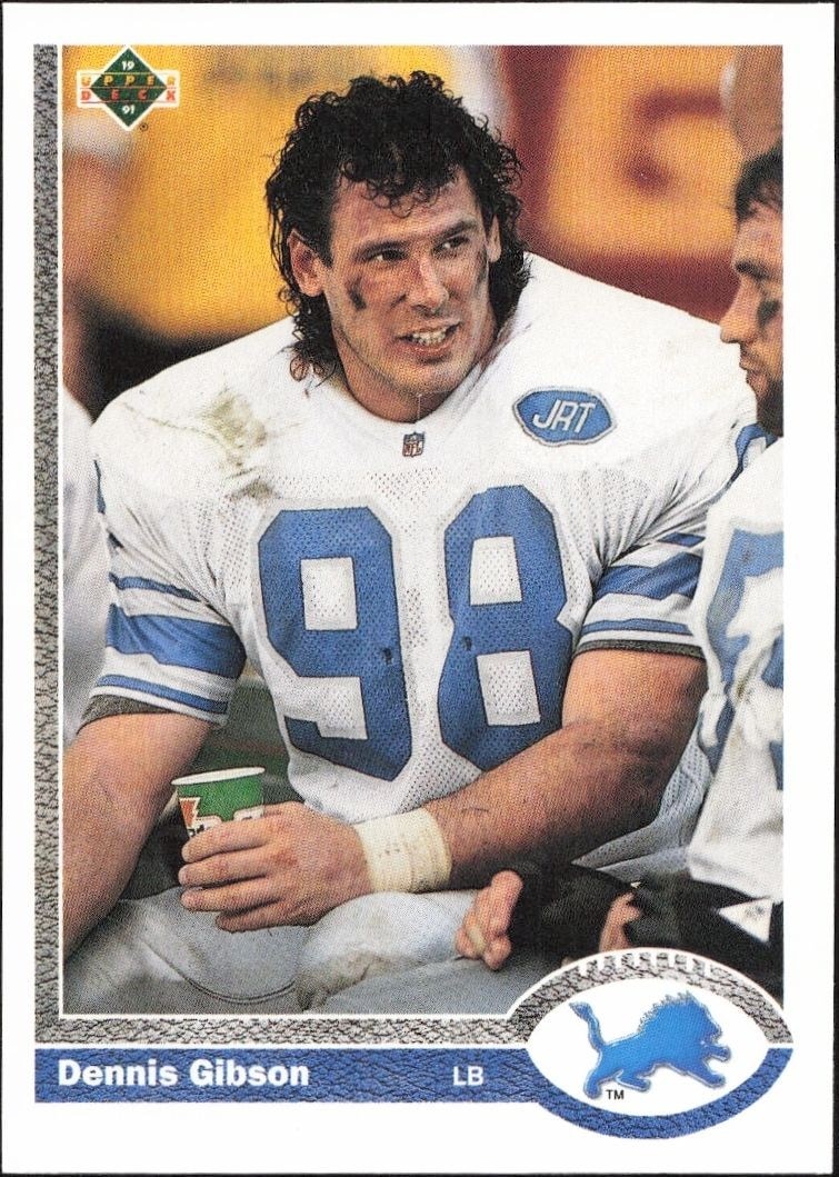 1991 Upper-Deck Dennis Gibson #681 trading card