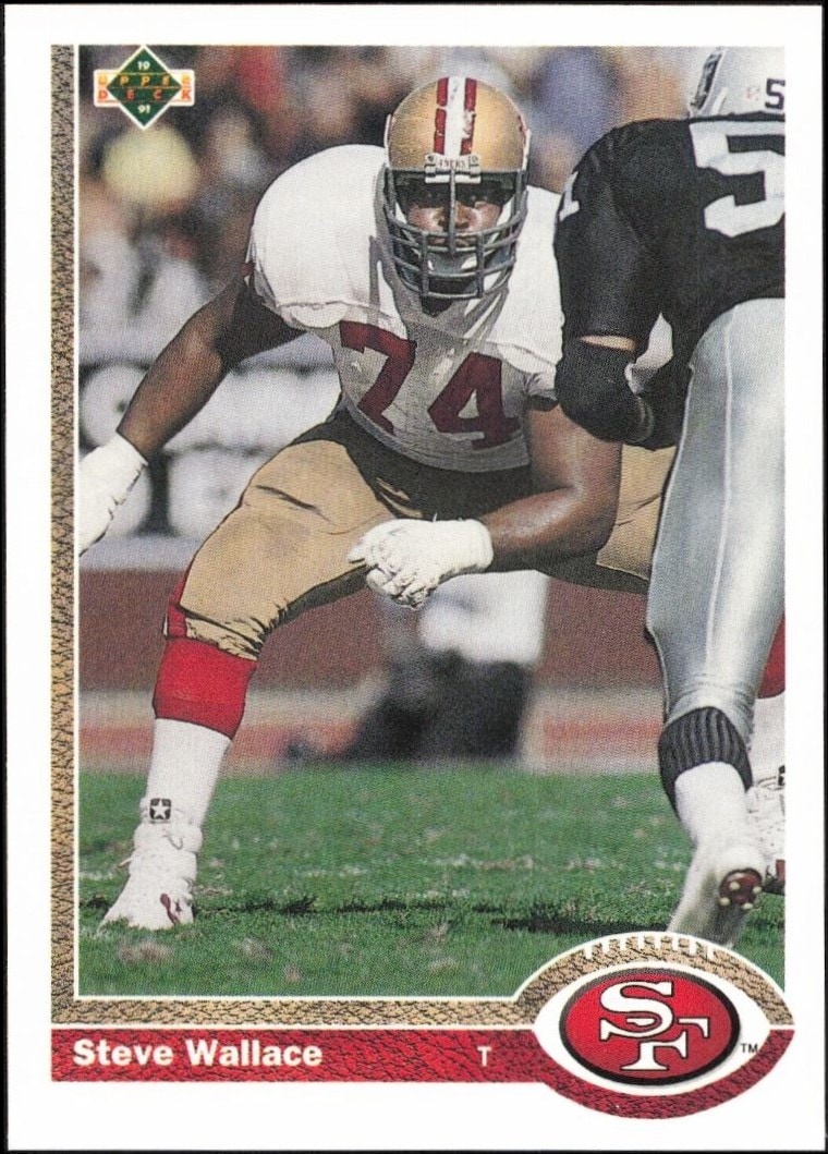 1991 Upper-Deck Steve Wallace #677 trading card
