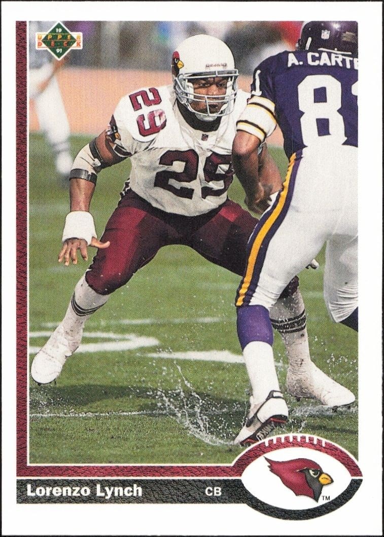 1991 Upper-Deck Lorenzo Lynch #683 trading card