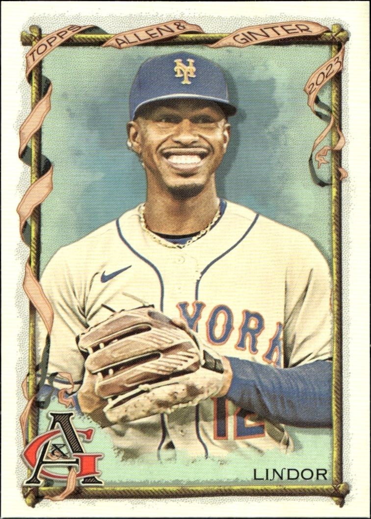 2023 Topps Allen & Ginter Francisco Lindor #154 trading card