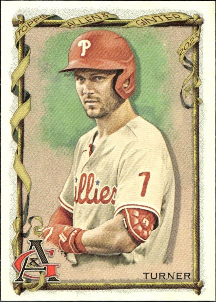 2023 Topps Allen & Ginter Trea Turner #66 trading card