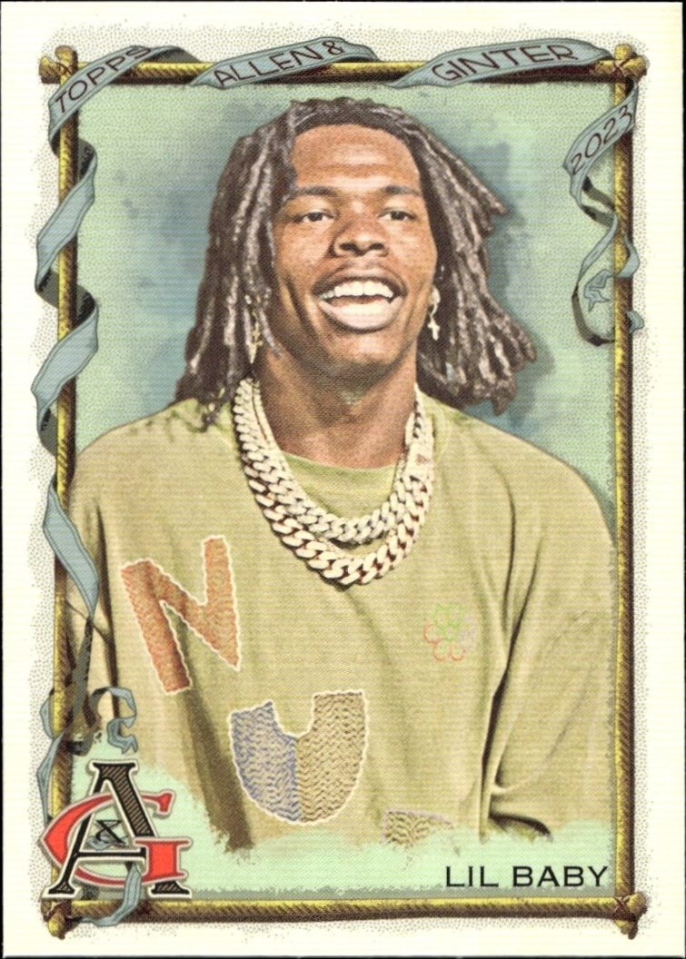 2023 Topps Allen & Ginter Lil Baby #233 baseball trading card front