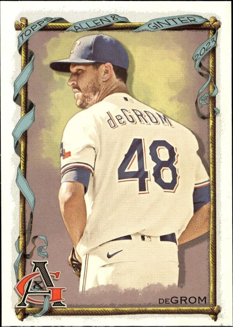 2023 Topps Allen & Ginter Jacob DeGrom #380 trading card