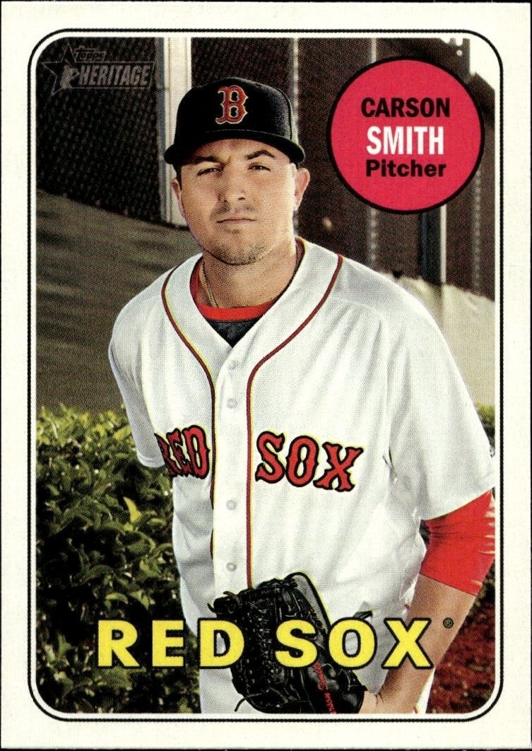 2018 Topps Heritage High Number Carson Smith #679 trading card