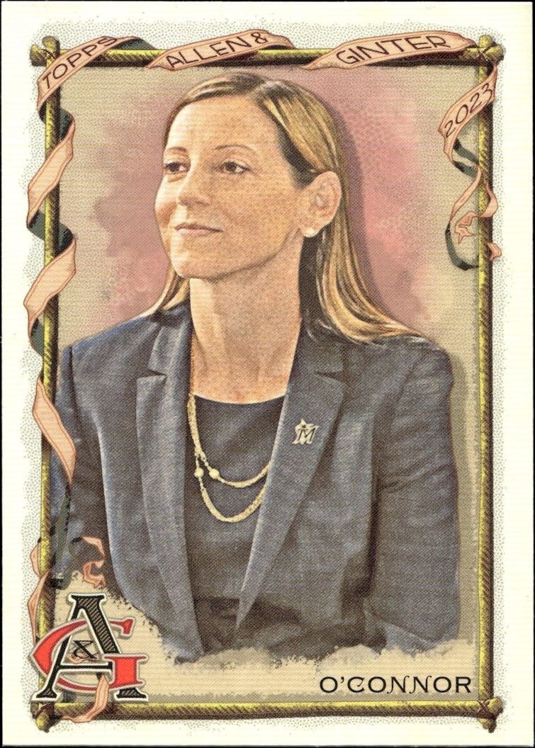2023 Topps Allen & Ginter Caroline O'Connor #215 baseball trading card front