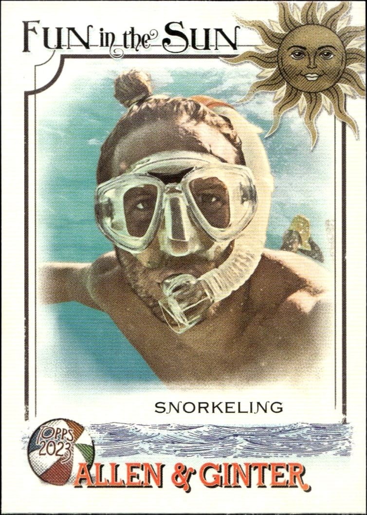 2023 Topps Allen & Ginter Snorkeling #FITS-4 baseball trading card front