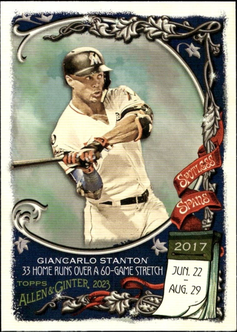 2023 Topps Allen & Ginter Giancarlo Stanton #SS-36 trading card