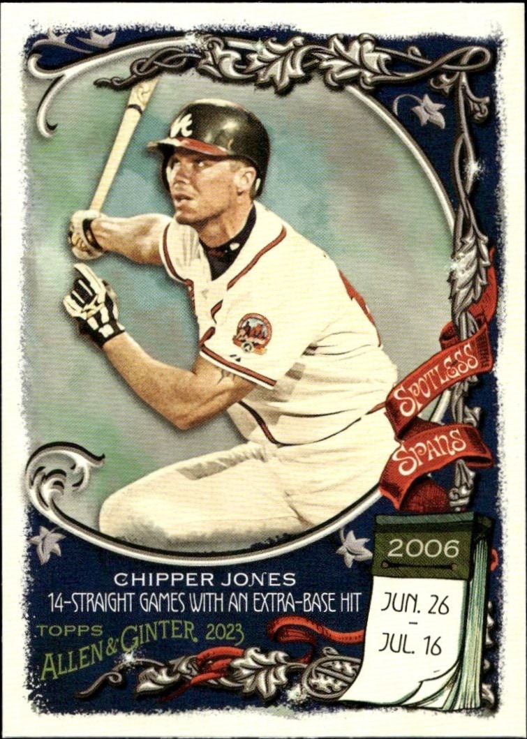 2023 Topps Allen & Ginter Chipper Jones #SS-17 trading card