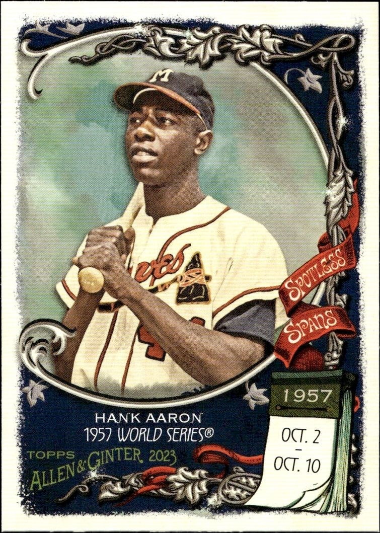 2023 Topps Allen & Ginter Hank Aaron #SS-48 trading card