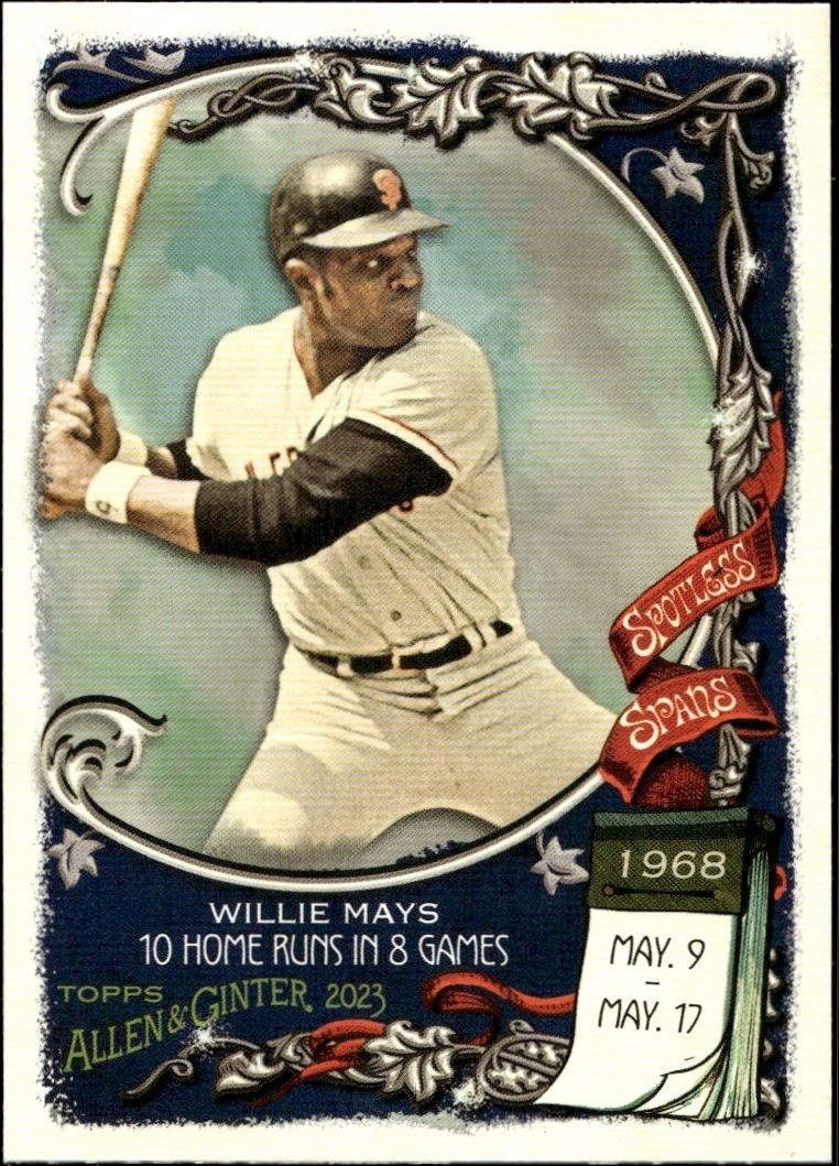 2023 Topps Allen & Ginter Willie Mays #SS-32 trading card