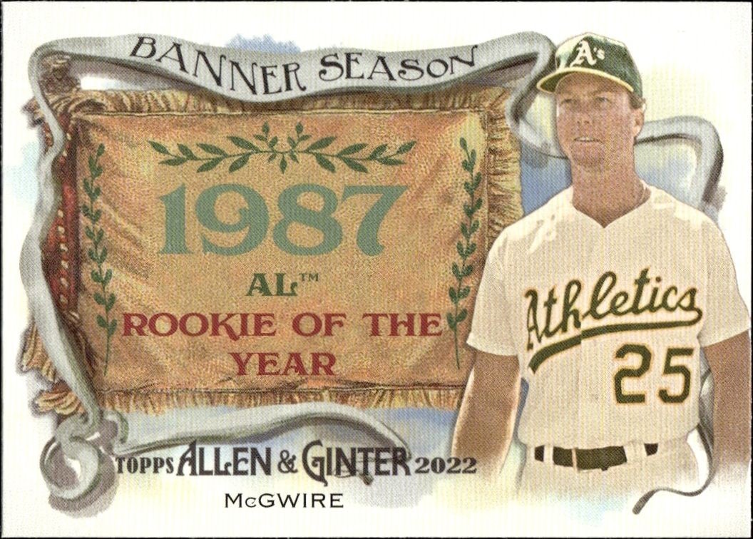 2022 Topps Allen & Ginter Mark McGwire #BS-50 trading card
