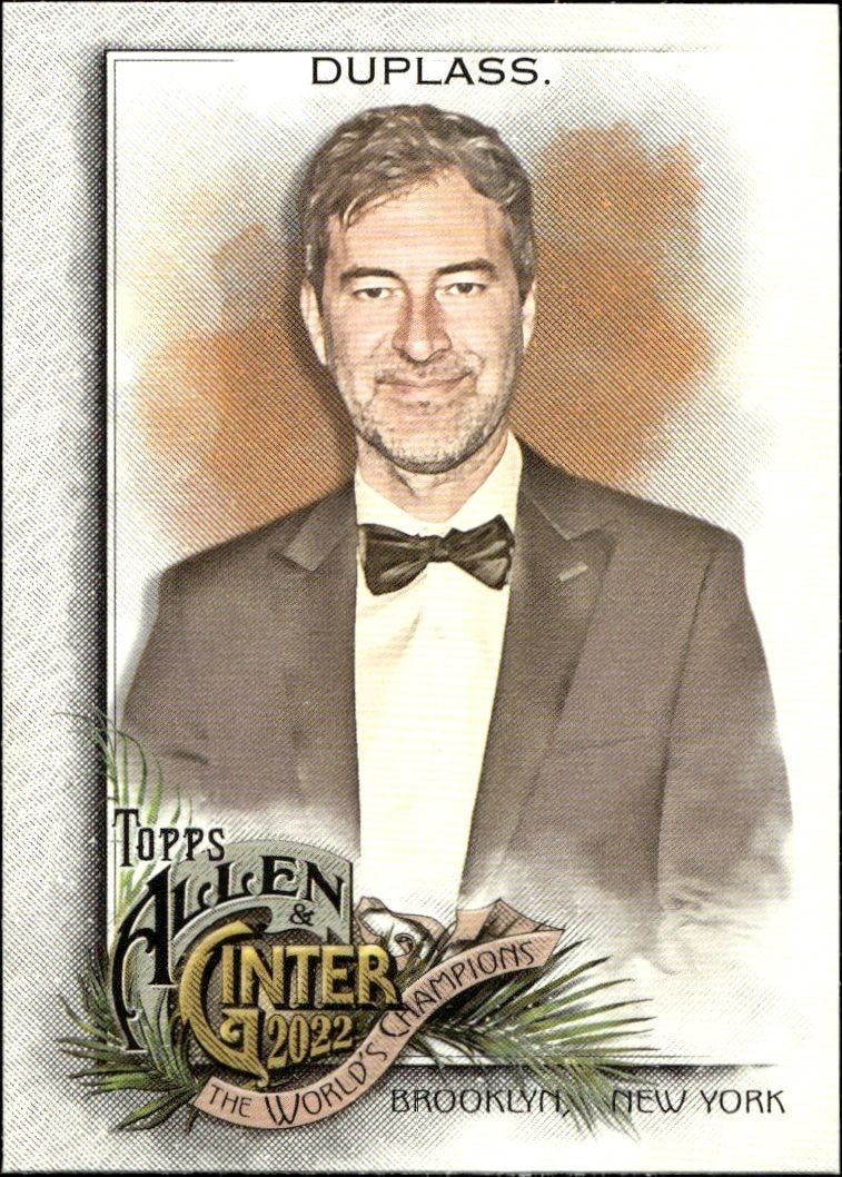 2022 Topps Allen & Ginter Mark Duplass #282 baseball trading card front
