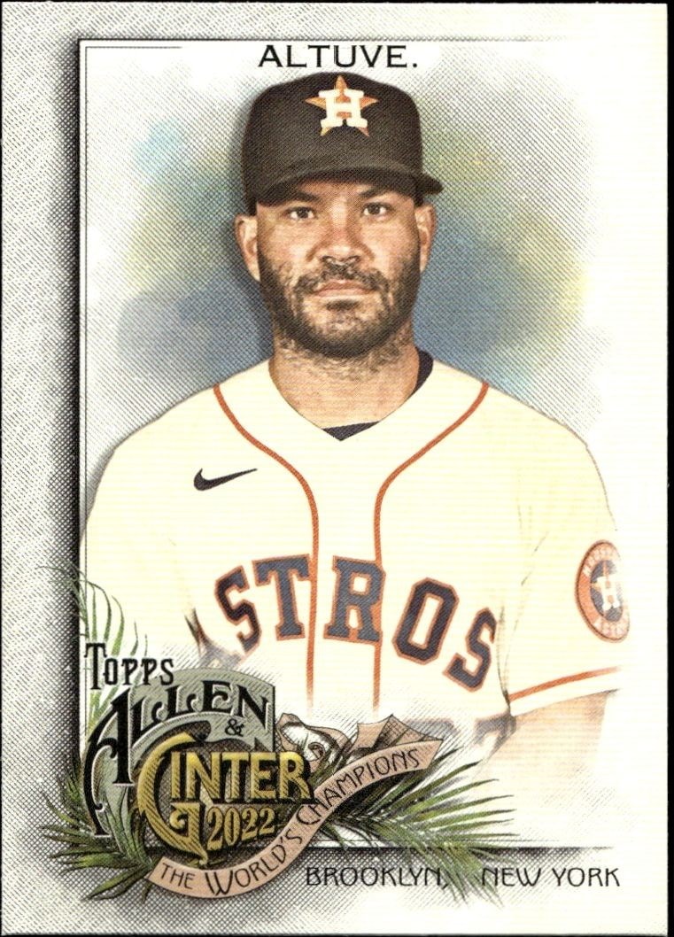 2022 Topps Allen & Ginter Jose Altuve #96 trading card