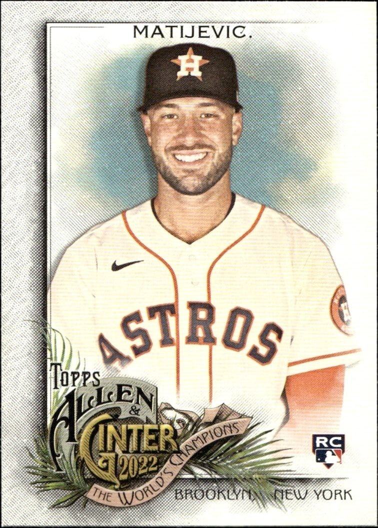 2022 Topps Allen & Ginter J.J. Matijevic #176 trading card