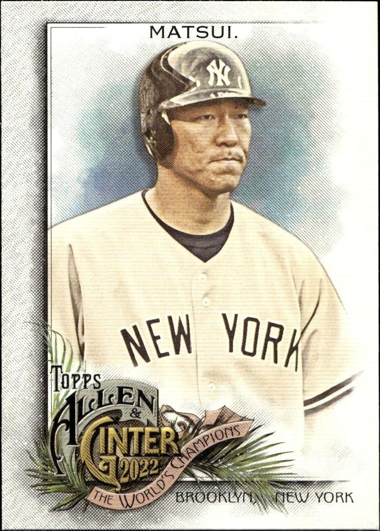 2022 Topps Allen & Ginter Hideki Matsui #141 trading card