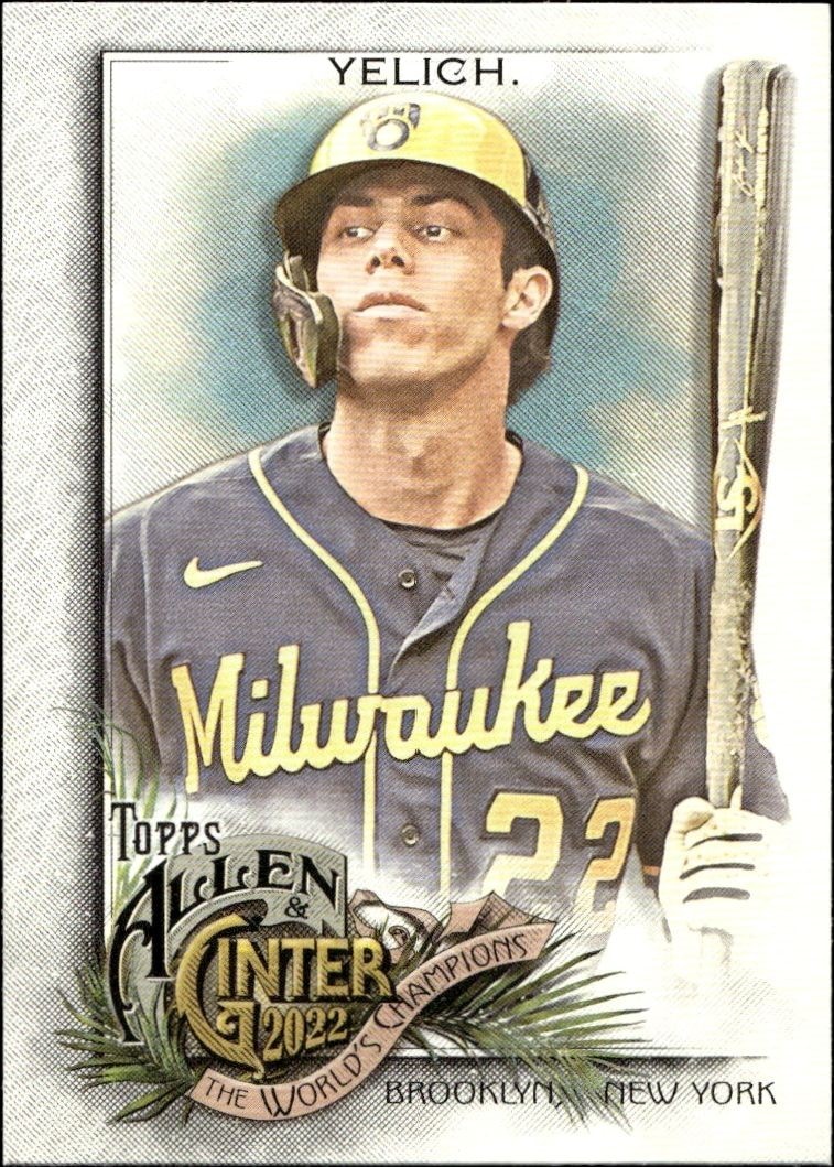2022 Topps Allen & Ginter Christian Yelich #74 trading card