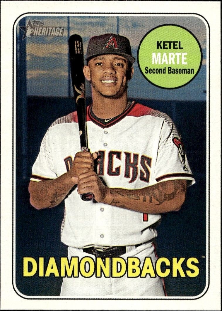 2018 Topps Heritage High Number Ketel Marte #504 trading card