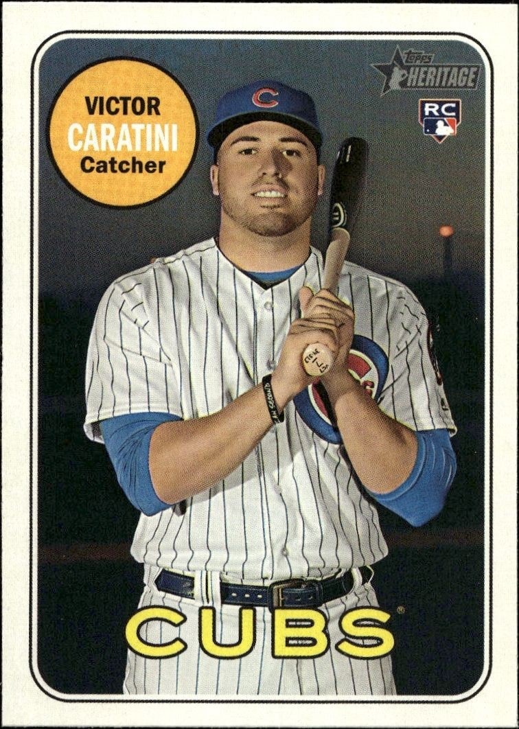 2018 Topps Heritage High Number Victor Caratini #578 trading card