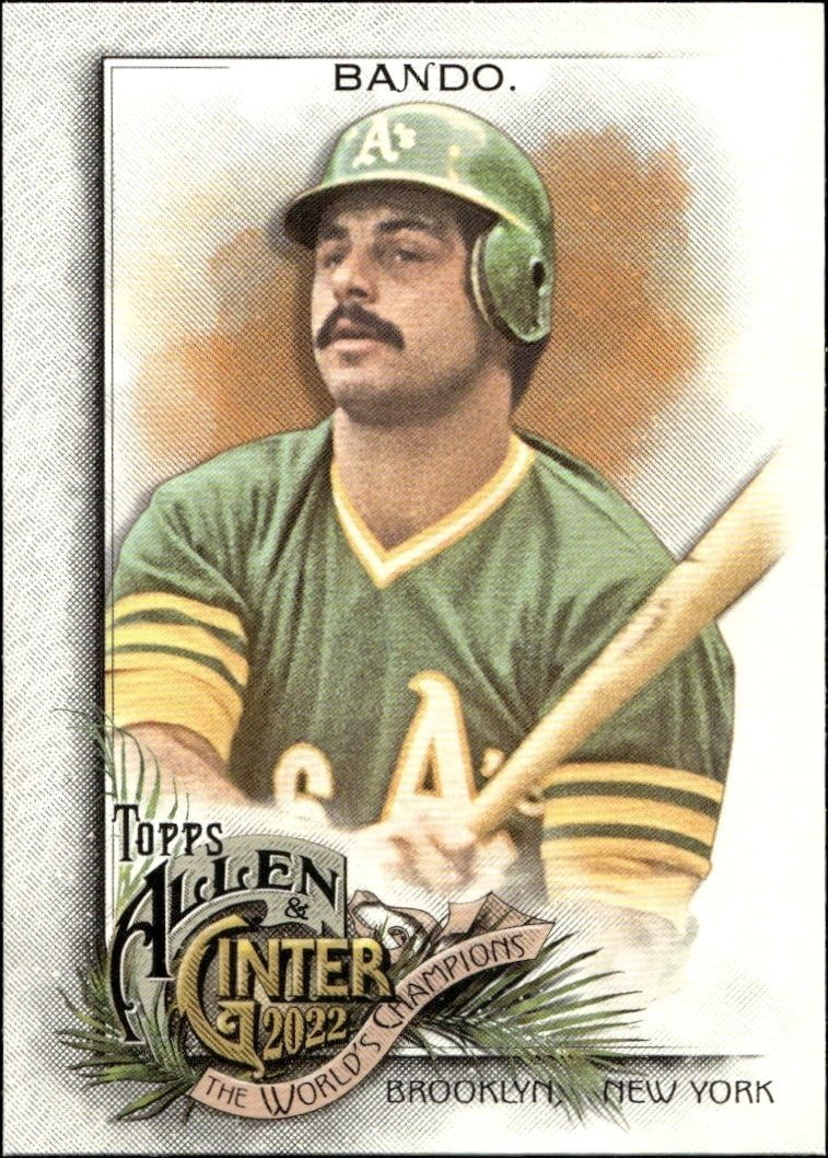 2022 Topps Allen & Ginter Sal Bando #324 trading card