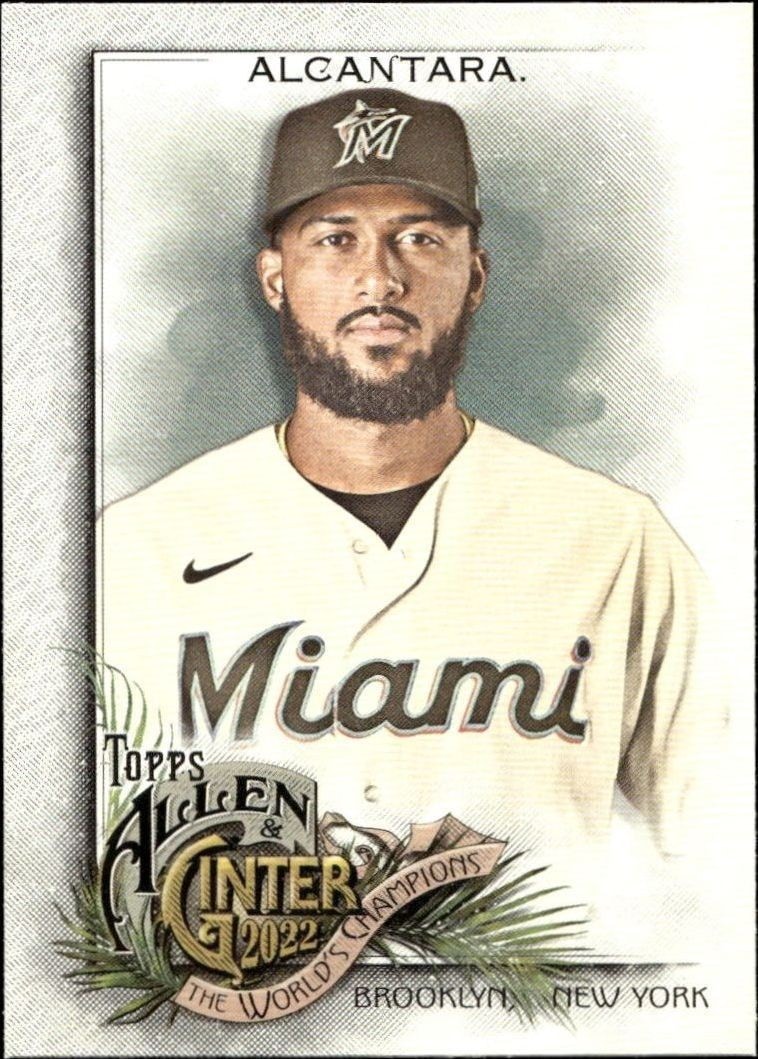 2022 Topps Allen & Ginter Sandy Alcantara #338 trading card