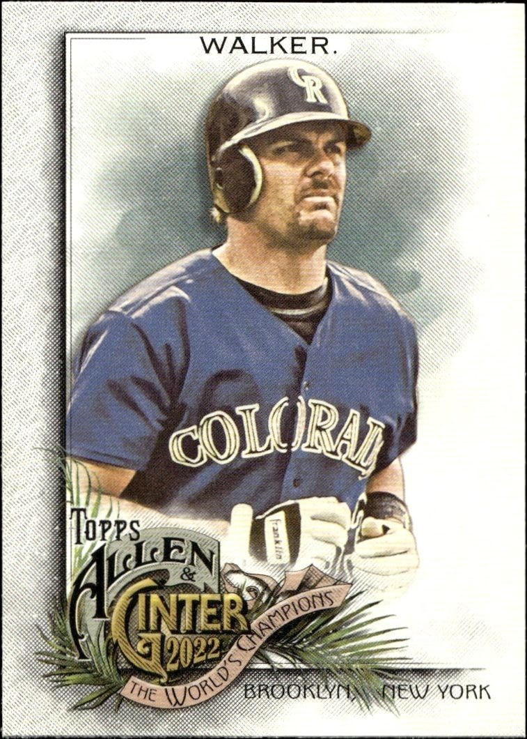 2022 Topps Allen & Ginter Larry Walker #23 trading card
