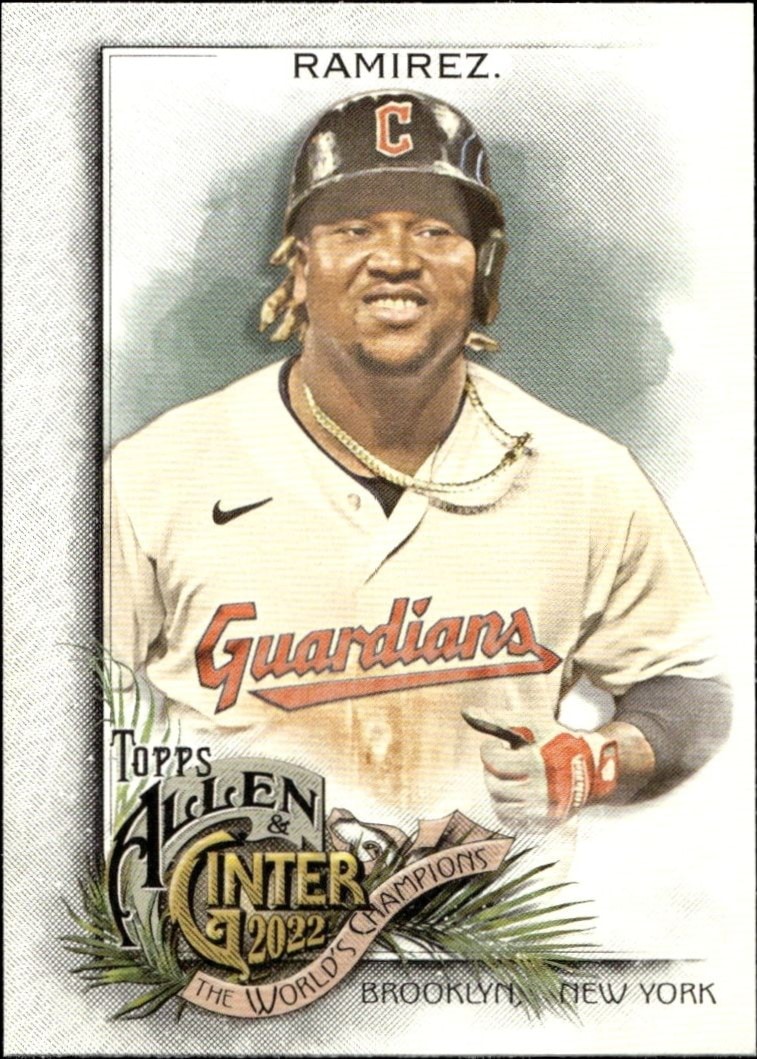 2022 Topps Allen & Ginter Jose Ramirez #87 trading card