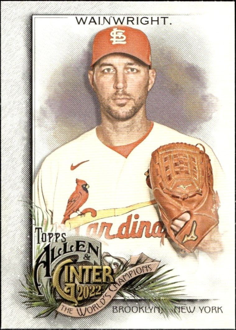 2022 Topps Allen & Ginter Adam Wainwright #205 trading card