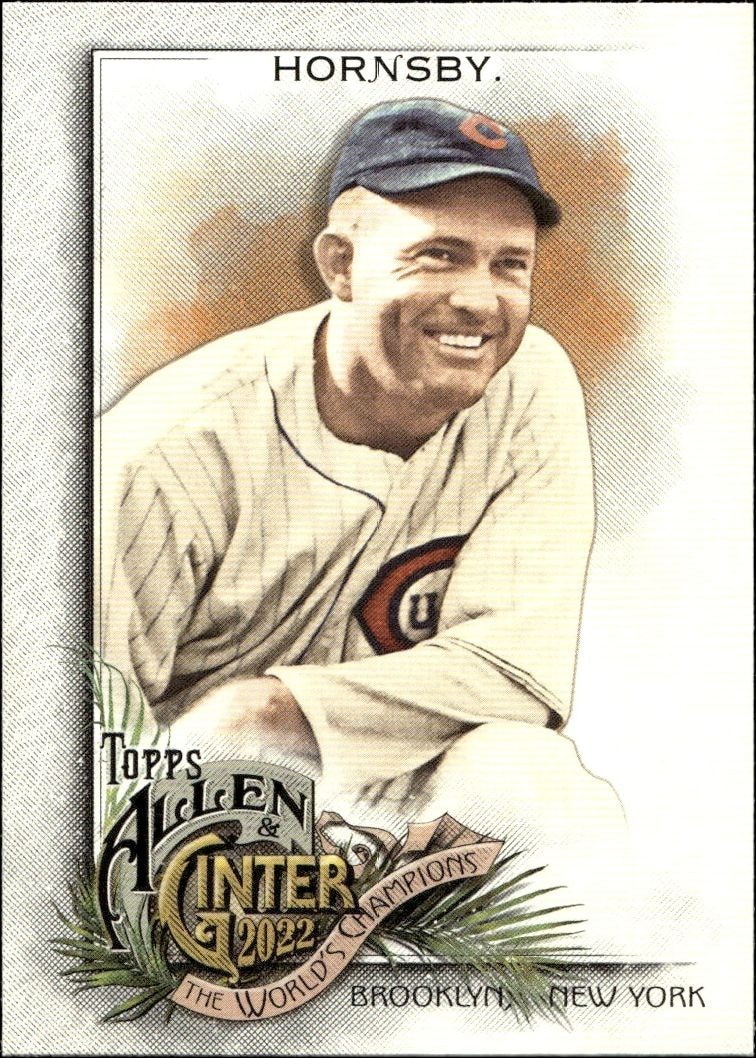 2022 Topps Allen & Ginter Rogers Hornsby #326 trading card