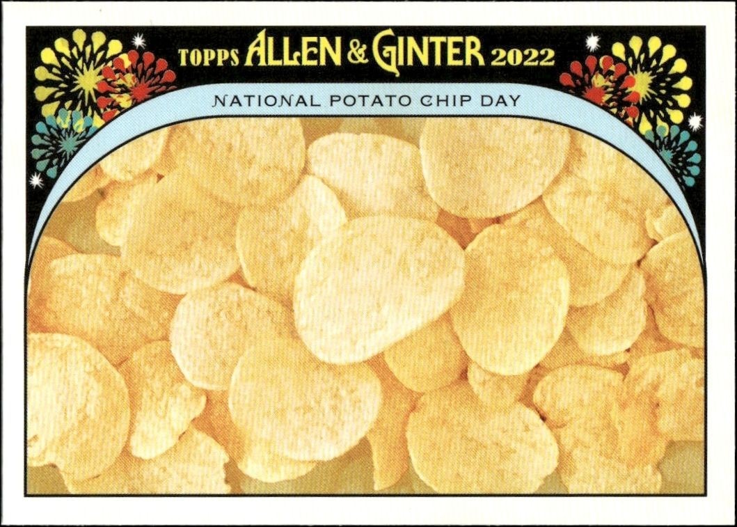 2022 Topps Allen & Ginter National Potato Chip Day #IYSD-7 baseball trading card front