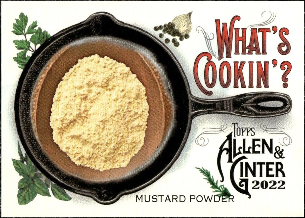 2022 Topps Allen & Ginter Mustard Powder #WC-9 baseball trading card front