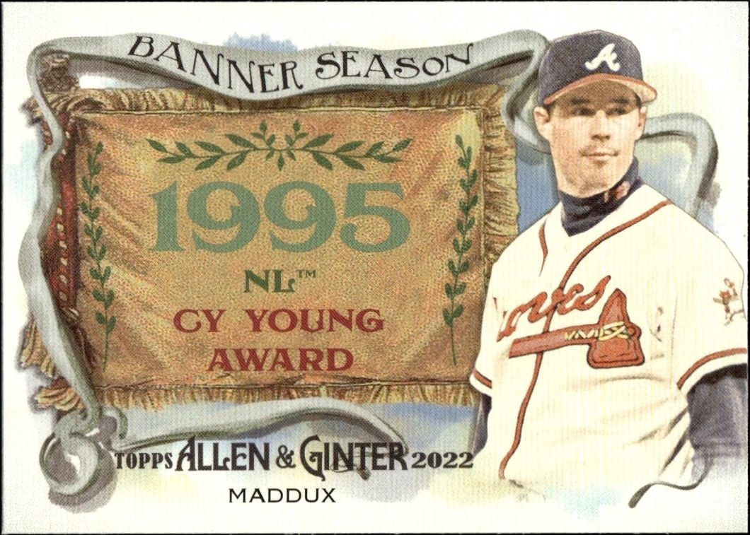 2022 Topps Allen & Ginter Greg Maddux #BS-26 trading card