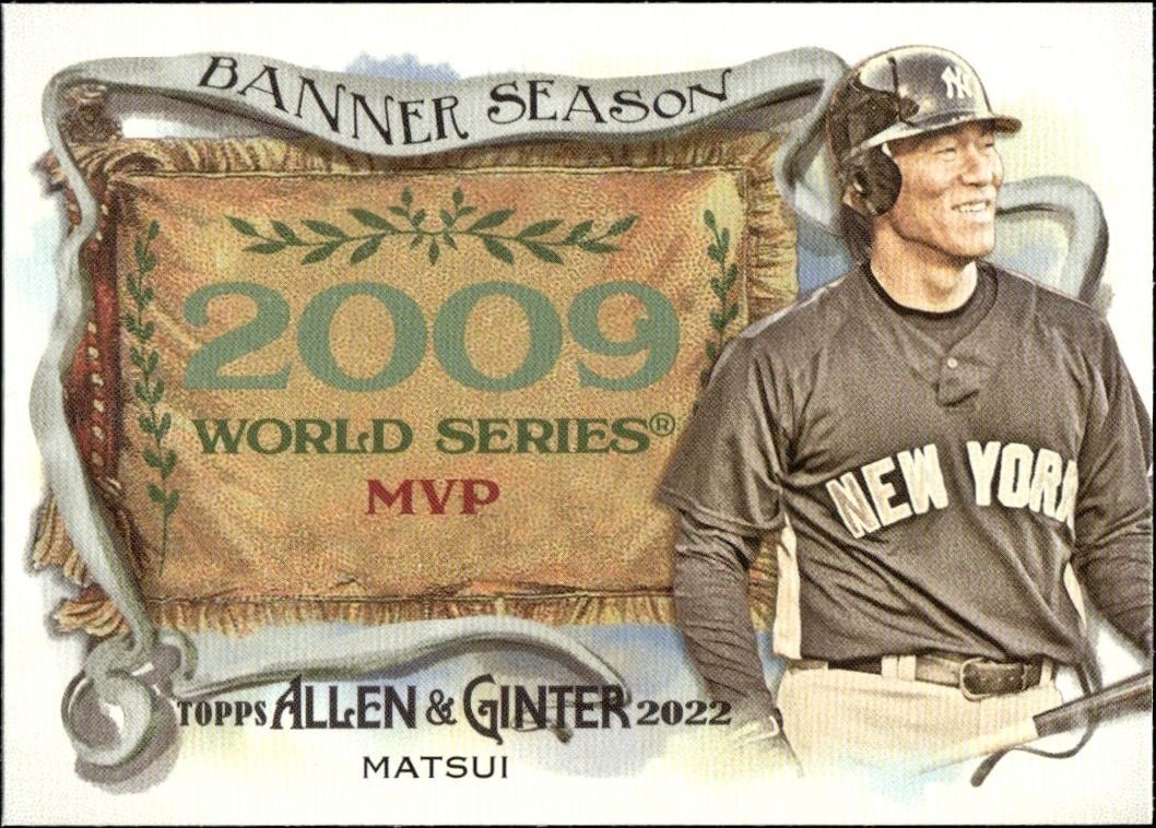 2022 Topps Allen & Ginter Hideki Matsui #BS-33 trading card