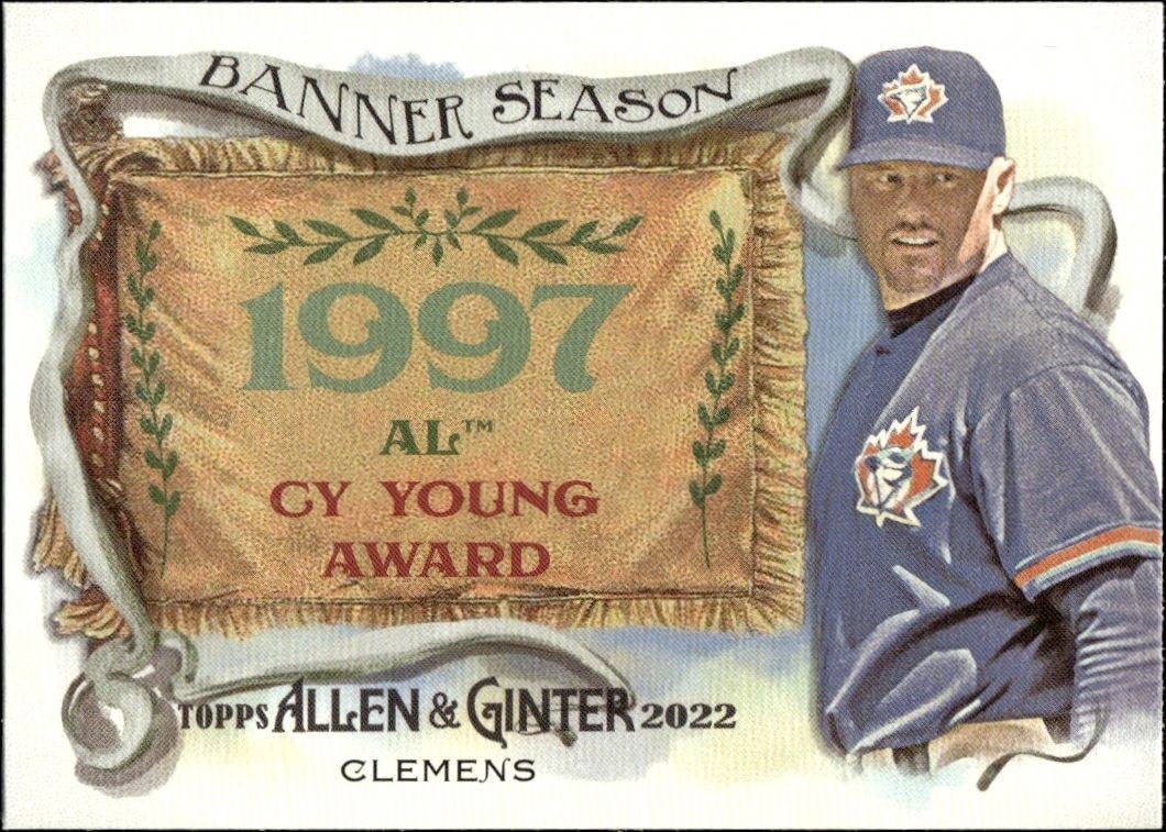 2022 Topps Allen & Ginter Roger Clemens #BS-25 trading card
