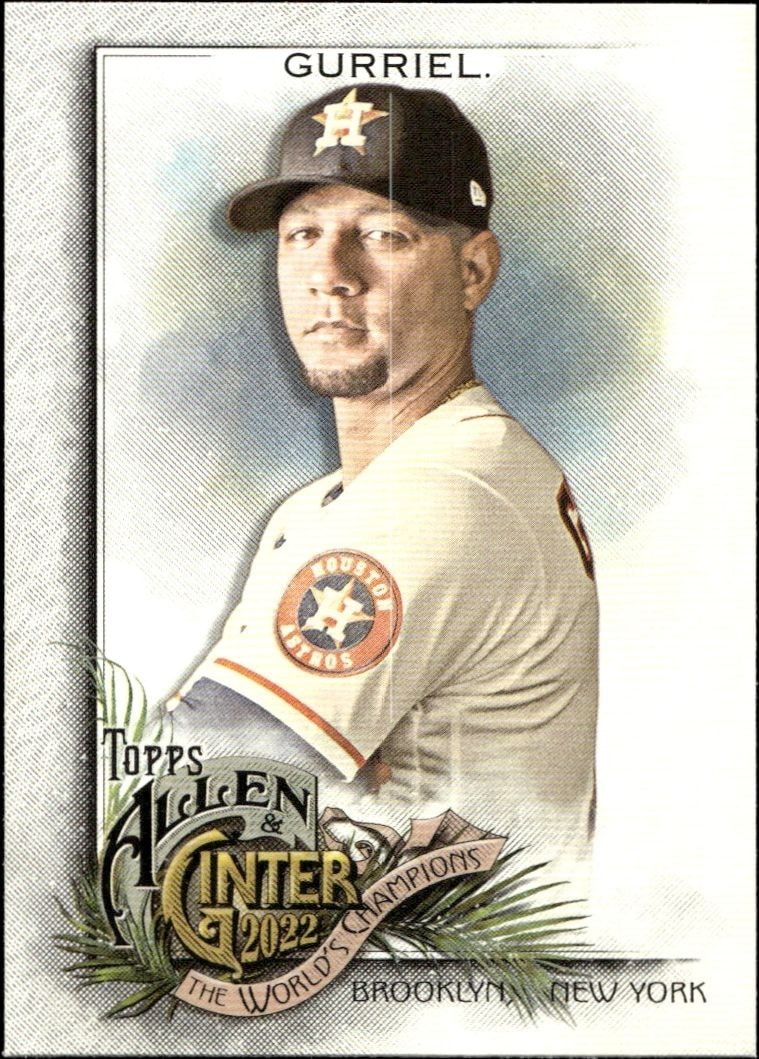2022 Topps Allen & Ginter Yulieski Gurriel #103 trading card