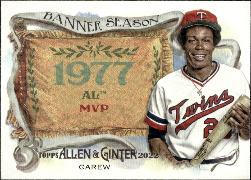 2022 Topps Allen & Ginter Rod Carew #BS-13 trading card