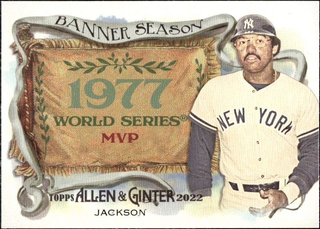 2022 Topps Allen & Ginter Reggie Jackson #BS-43 trading card