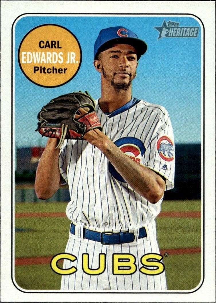 2018 Topps Heritage Carl Edwards Jr. #264 trading card