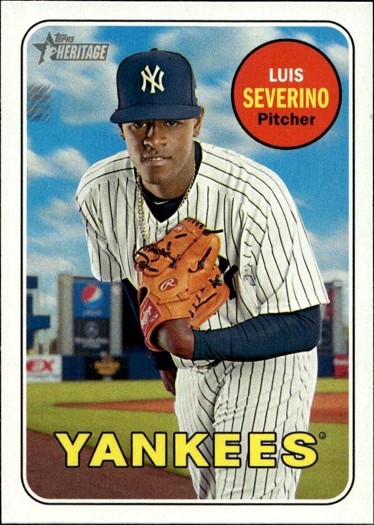 2018 Topps Heritage Luis Severino #303 trading card