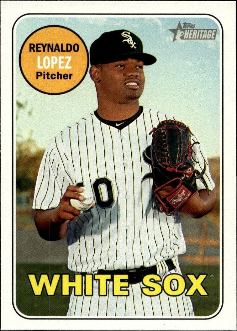 2018 Topps Heritage Reynaldo Lopez #296 trading card