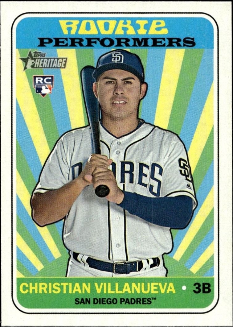 2018 Topps Heritage Christian Villanueva #RP-CV trading card