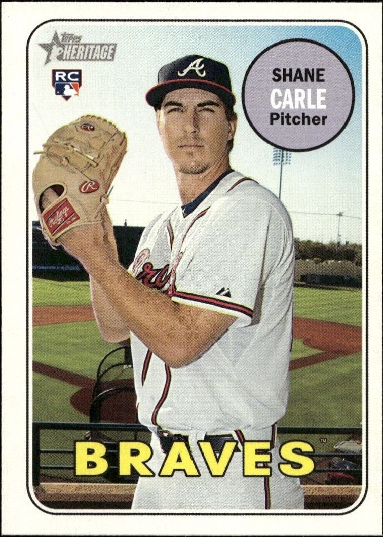 2018 Topps Heritage High Number Shane Carle #668 trading card