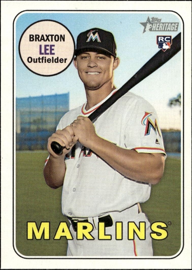 2018 Topps Heritage High Number Braxton Lee #506 trading card
