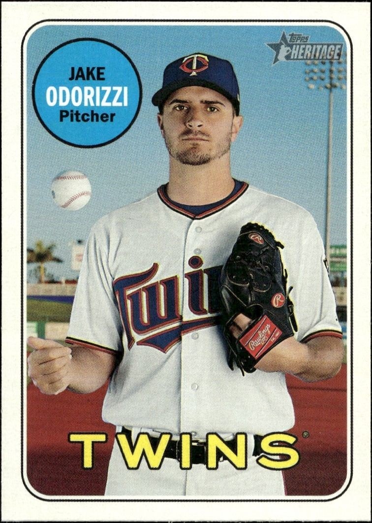 2018 Topps Heritage High Number Jake Odorizzi #622 trading card