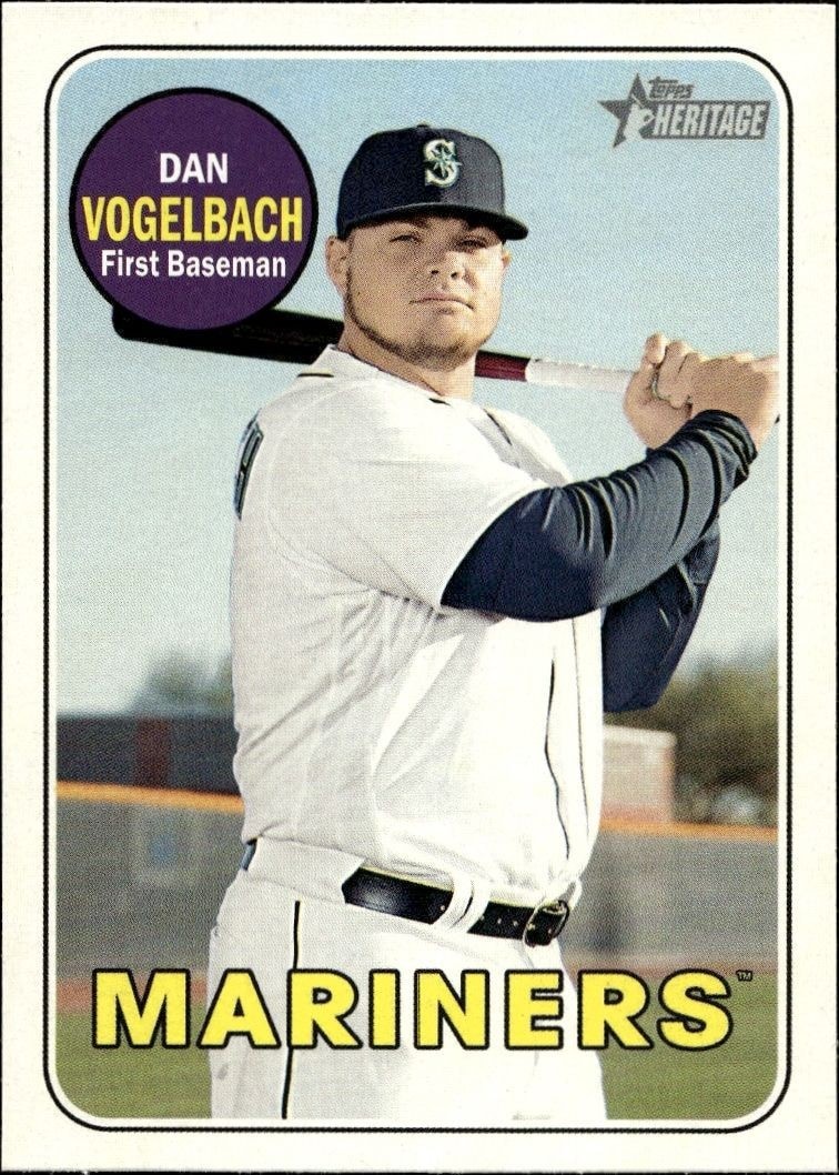 2018 Topps Heritage High Number Dan Vogelbach #700 trading card